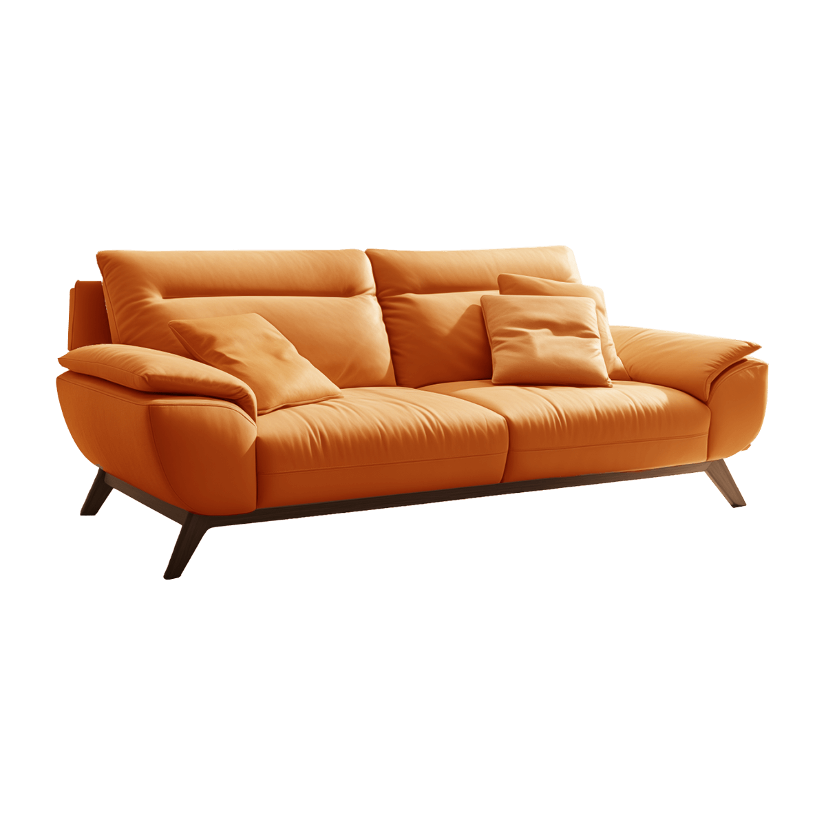 Sofa with Rolled Armrest - Image 3
